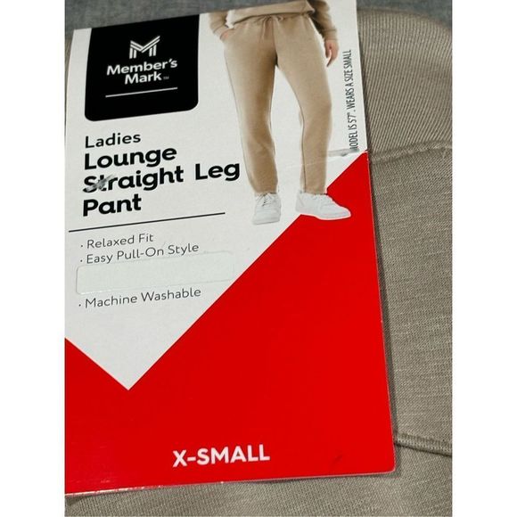 NWT Ladies lounge pants size XS.  By Members Mark - Picture 5 of 7